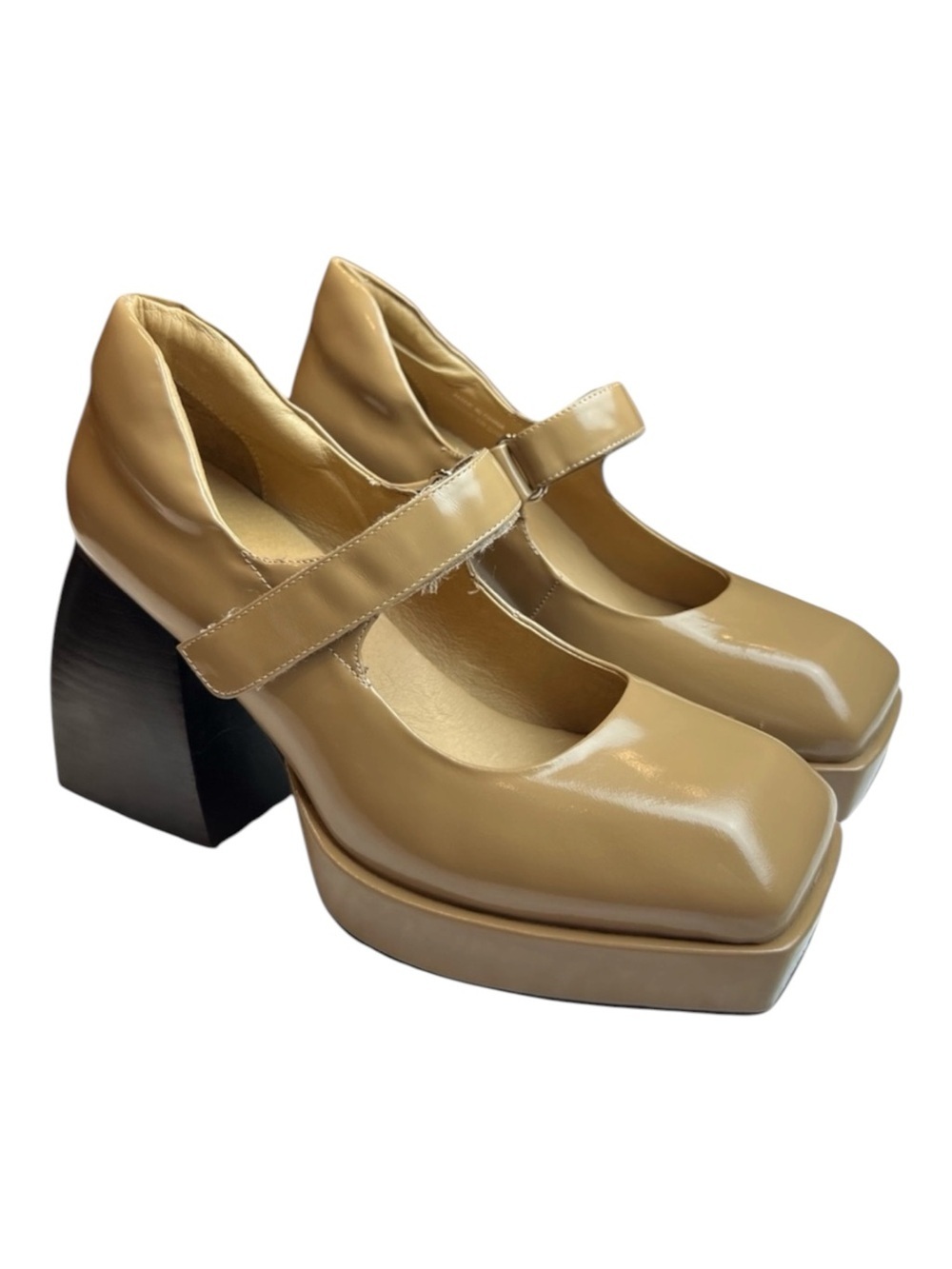 Jeffrey Campbell Reine Platform Mary Jane Pump Leather 9